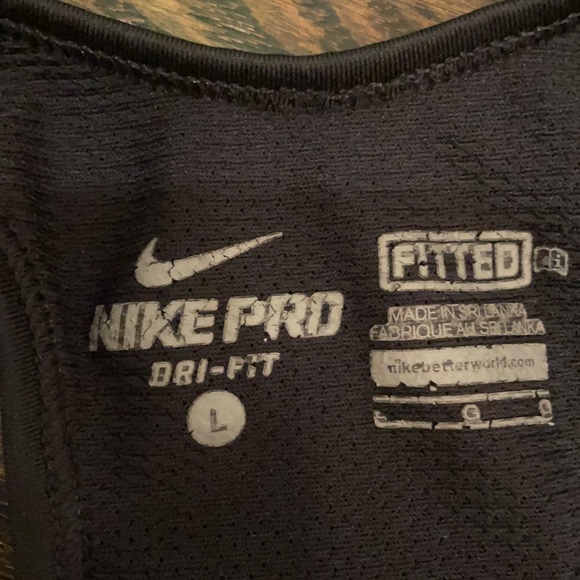 BLACK NIKE LARGE SPORTS BRA - Picture 3 of 3